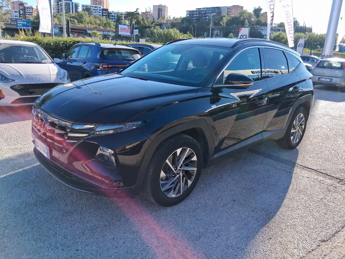 Hyundai TUCSON Tucson 1.6 T-GDI 48V XLine Nero - 1