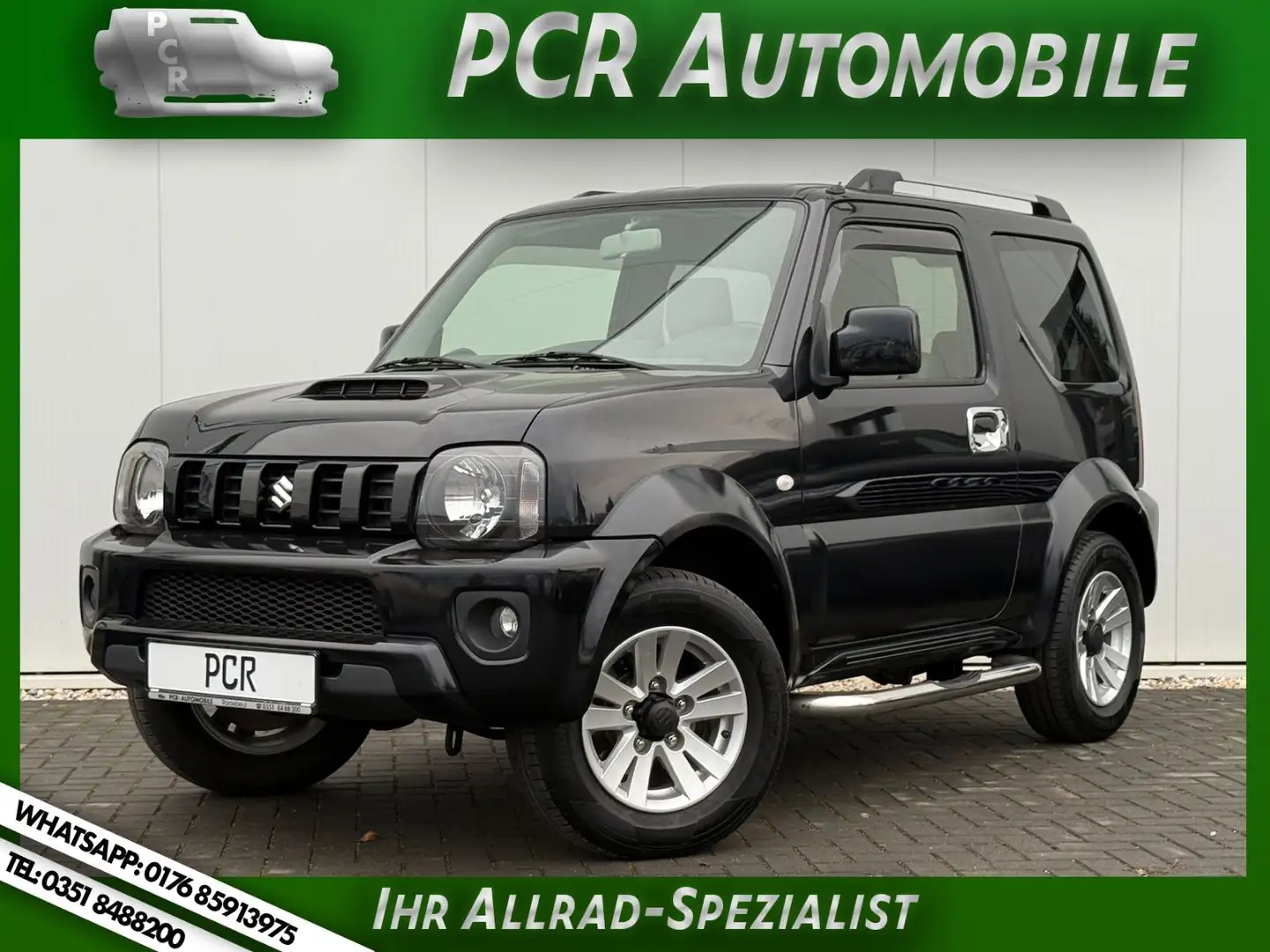 Suzuki Jimny STYLE 4x4 AHK LEDER ALU BÜGEL SPOILER Schwarz - 1
