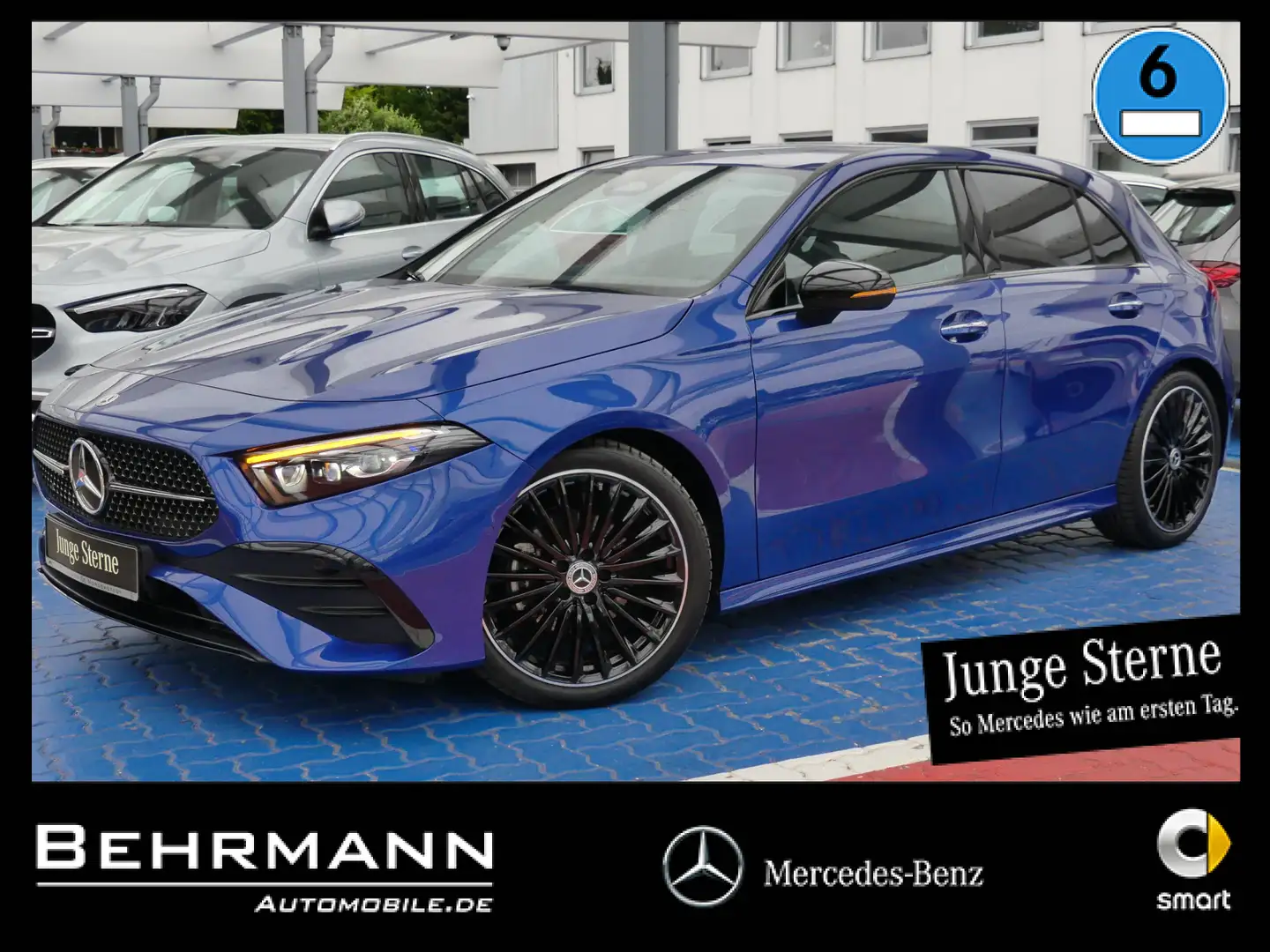 Mercedes-Benz A 200 A 200 AMG Line ++R-Kamera+NightPaket+Distronic++ Blauw - 1