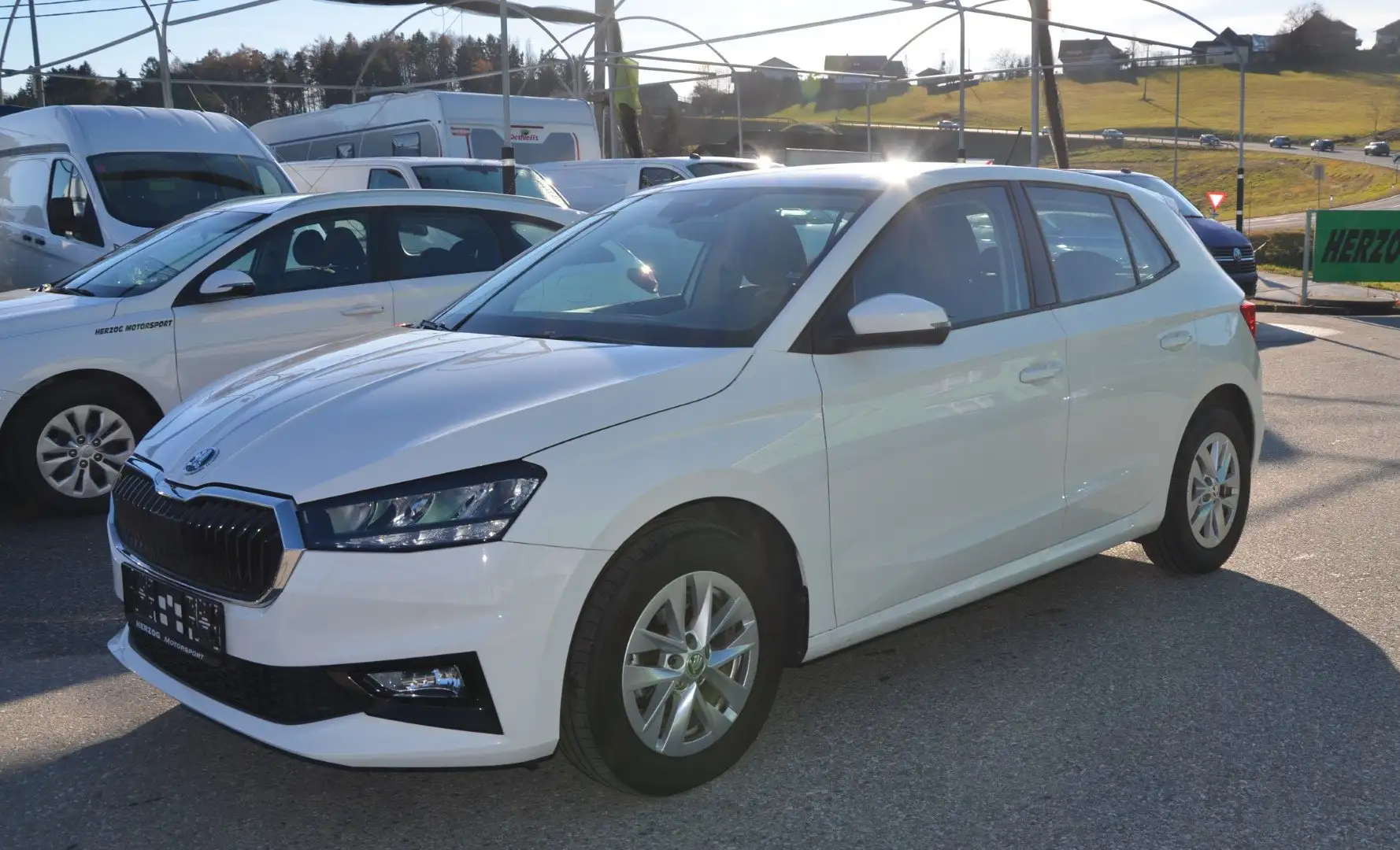 Skoda Fabia Fabia 1,0 LED TEMPO KLIMA PARKSENSOREN HINTEN 1.Be Weiß - 2