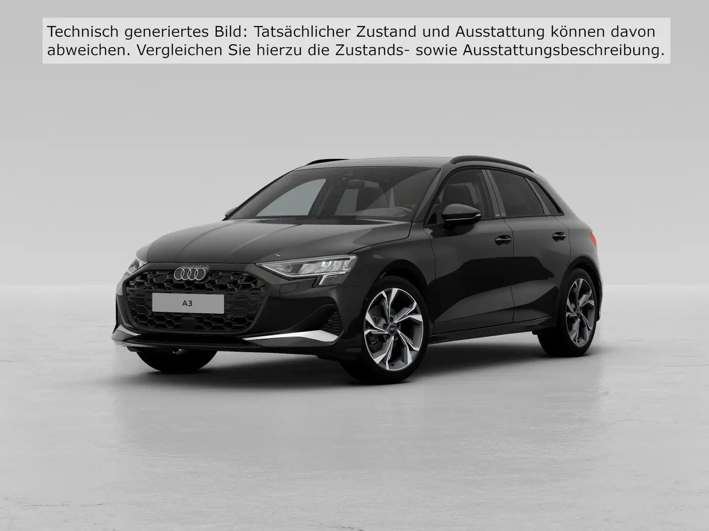 Audi A3 35 TFSI ADVANCED LM18 NAVI AHK SPOR Negro - 2