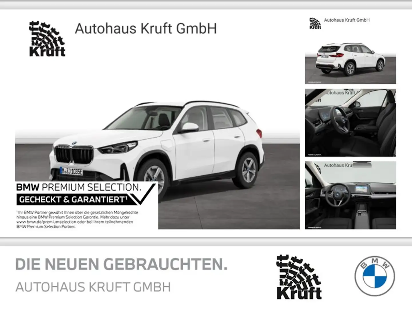 BMW X1 xDrive25e LC PROF+HUD+KAMERA+LM18+LED Weiß - 1