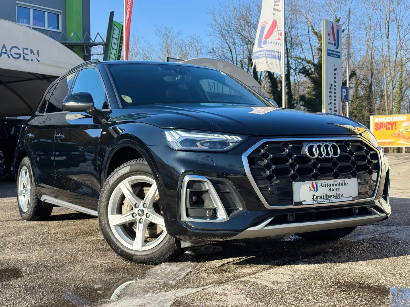 Audi Q5 35 TDI Sport S-tronic+S line+Navi+Head-Up-D+Matrix Schwarz - 1