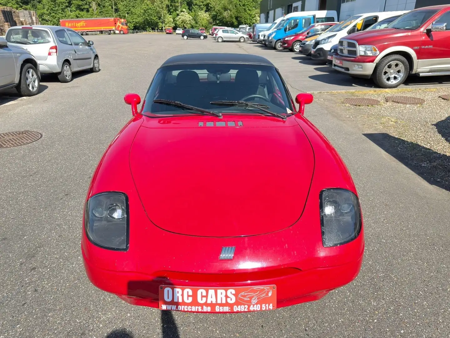 Fiat Barchetta 1.8i benzine 16V 96Kw met Hard top oldtimer. Rouge - 2