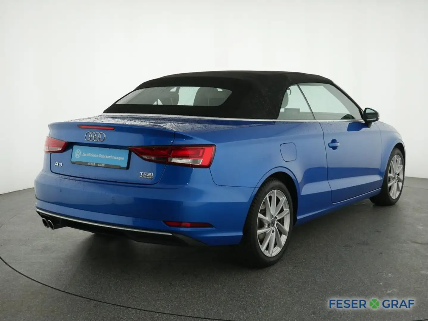 Audi A3 Cabrio 2.0 TFSI Sport quattro Navi Xenon SiHz GRA Azul - 2