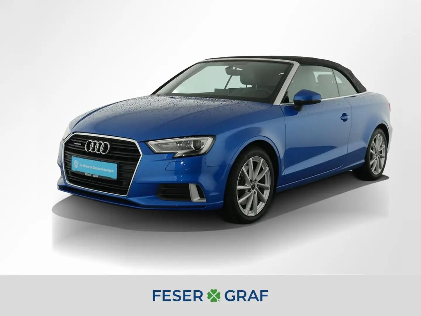 Audi A3 Cabrio 2.0 TFSI Sport quattro Navi Xenon SiHz GRA Azul - 1