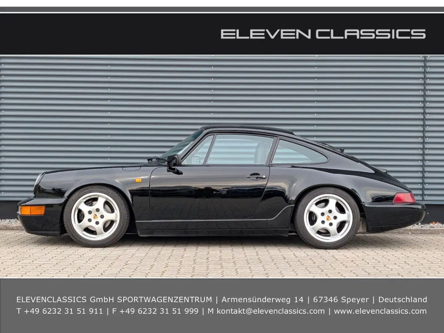 Porsche 964 Carrera 4 Coupé *deutsch, Wartung neu* Zwart - 1