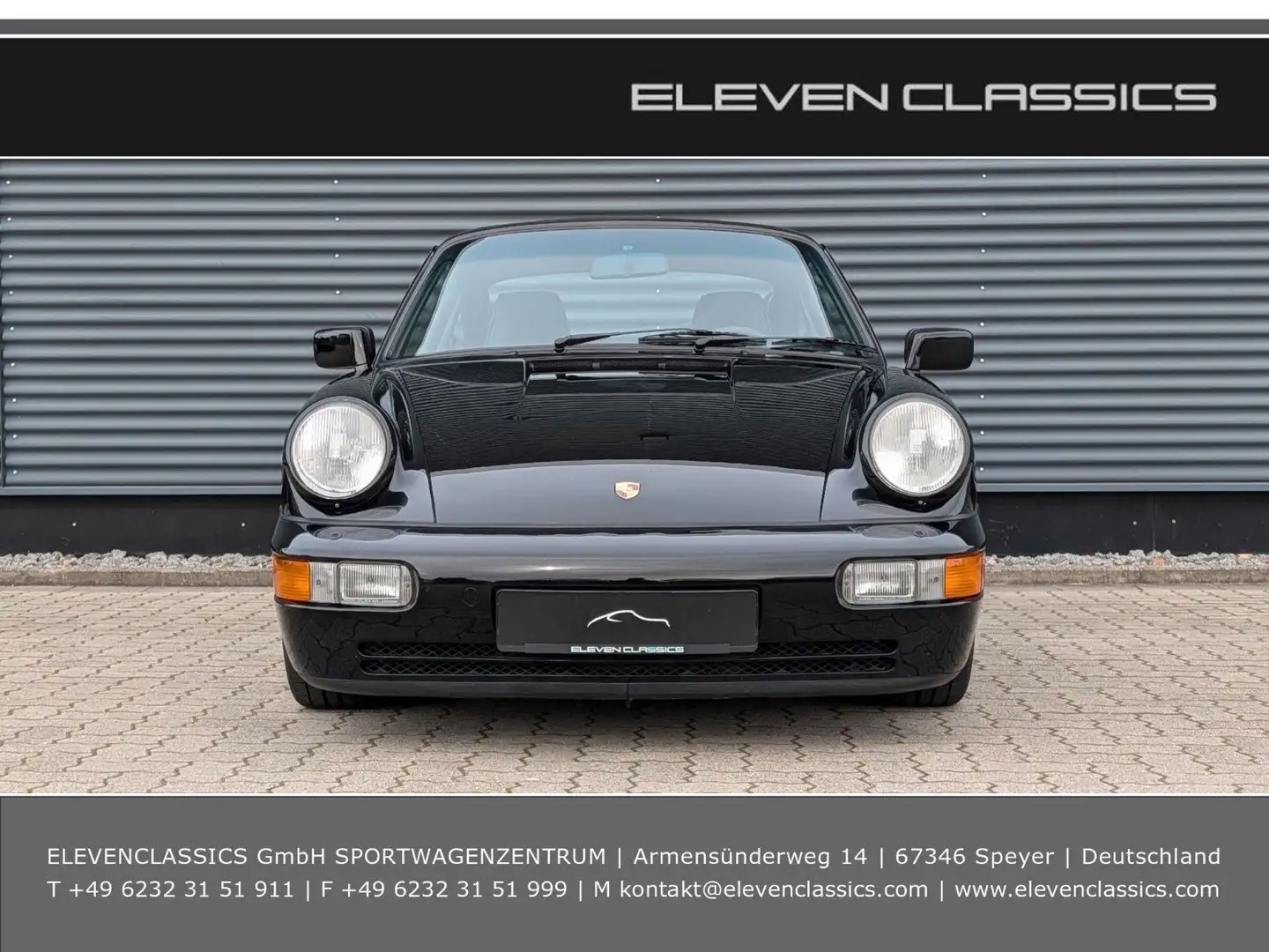 Porsche 964 Carrera 4 Coupé *deutsch, Wartung neu* Zwart - 2
