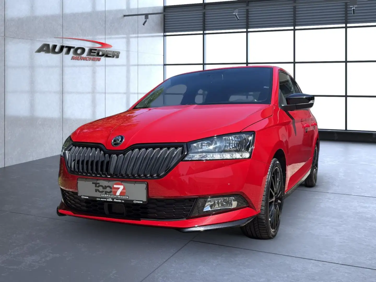 Skoda Fabia Monte Carlo Bluetooth LED Klima Einparkhilfe Rot - 2