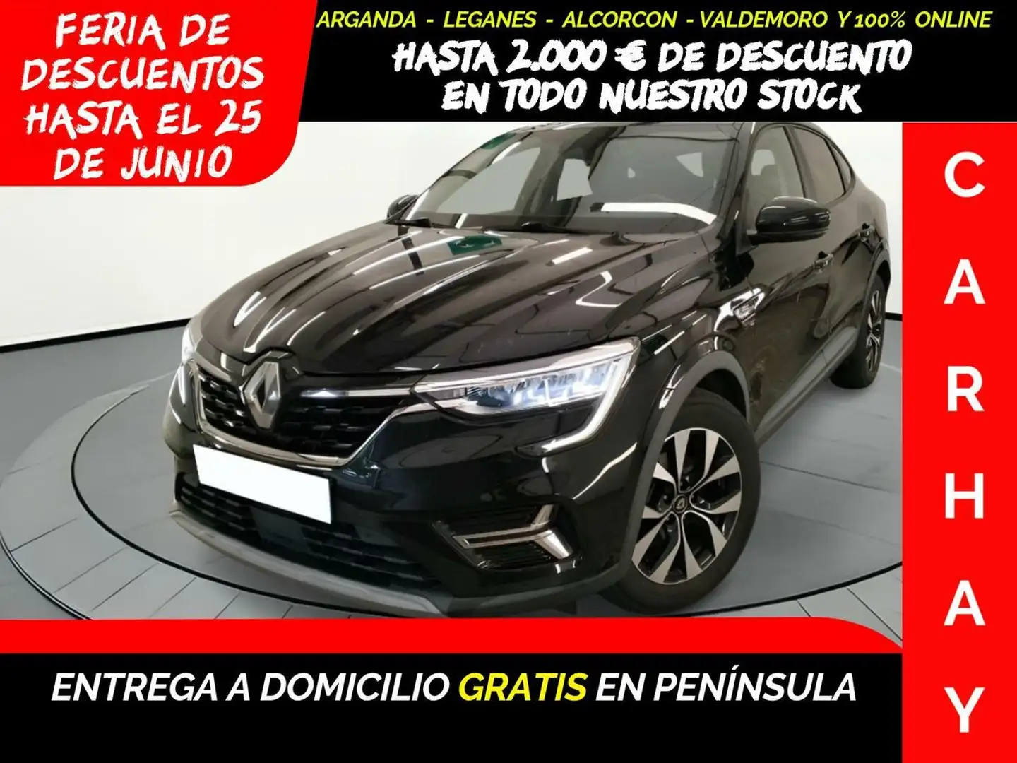 Renault Arkana BUSINESS 1.6 E-TECH HYBRID 145CV BVA6 E6 Noir - 1