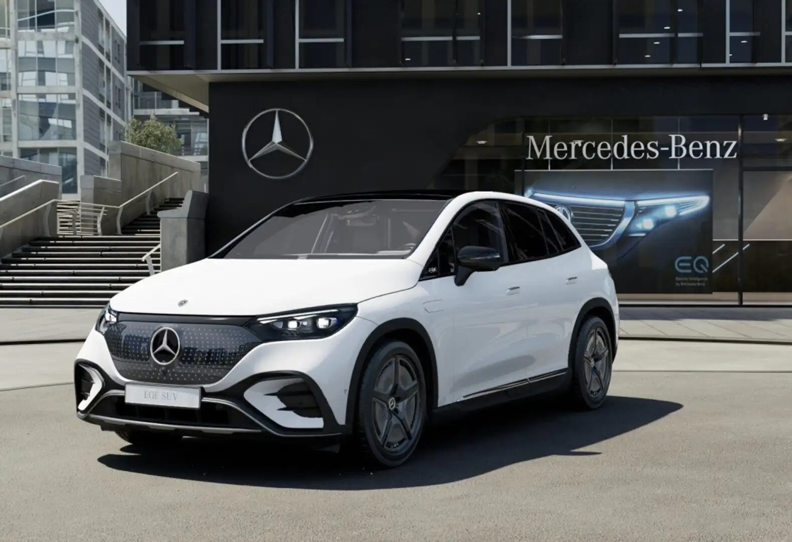 Mercedes-Benz EQE SUV EQE 300 SUV AMG+AHK+Burm3D+Pano+Digital+Distr+AHK Weiß - 2