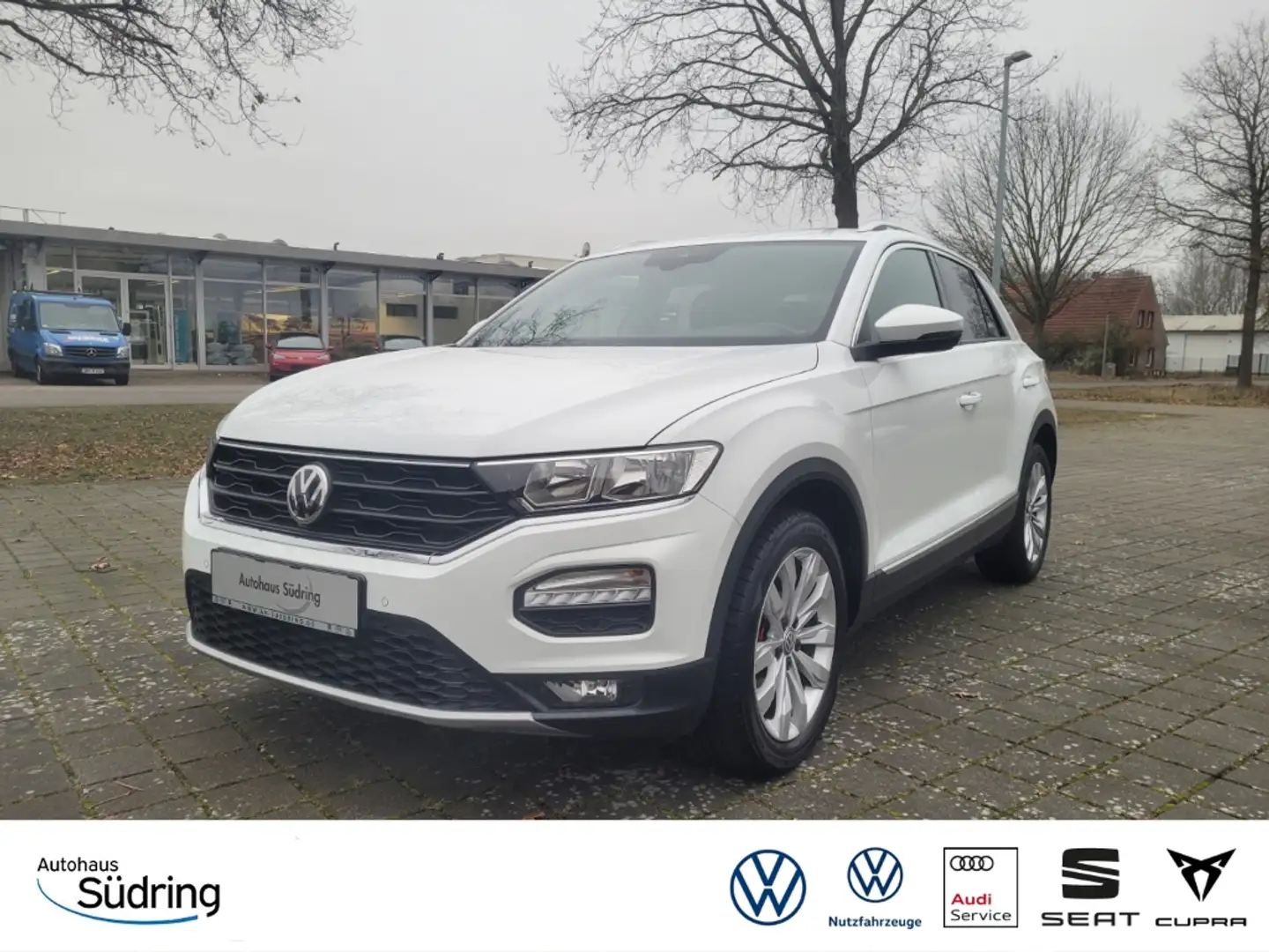 Volkswagen T-Roc 1.5 TSI Sport DSG AHK Navi ACC El. Heckkl. Weiß - 1