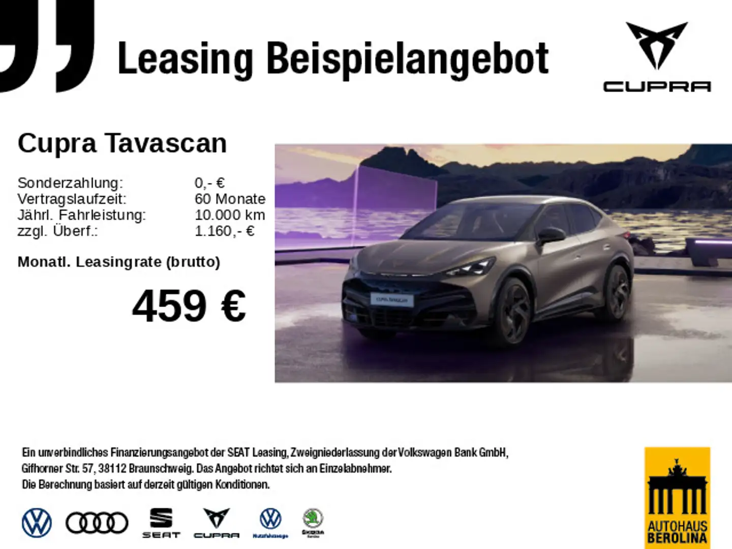 CUPRA Tavascan Endurance *Glasdach*ACC*HuD*WärmeP*SHZ* Bruin - 1