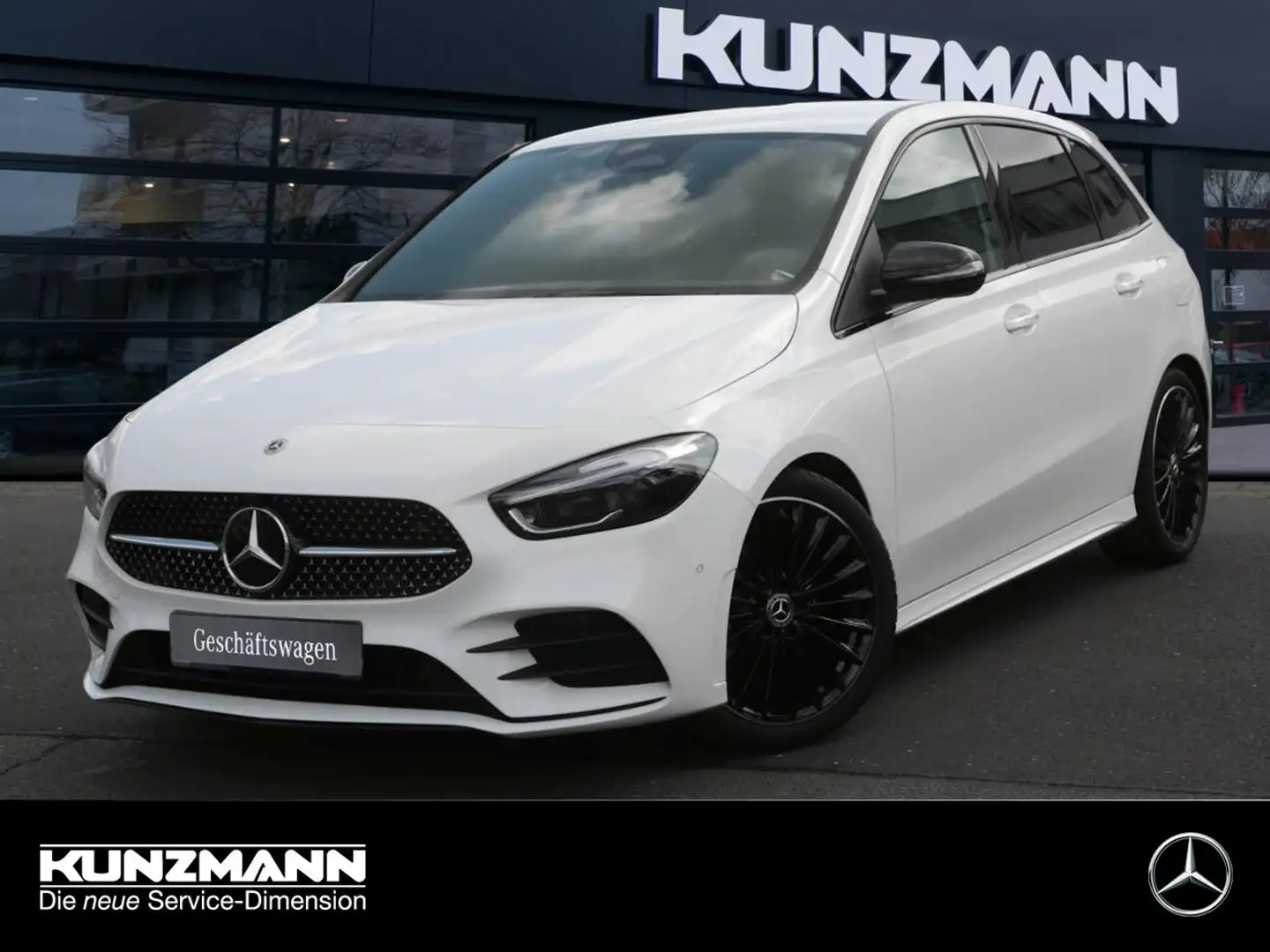 Mercedes-Benz B 200 AMG Night MBUX Navi-Prem Kamera AHK EasyP Weiß - 1