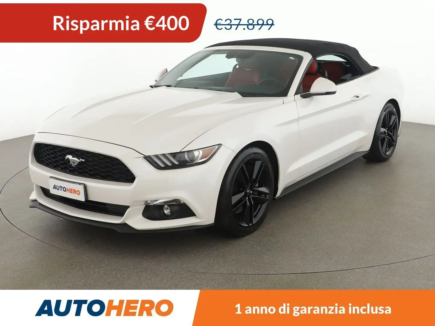 Ford Mustang 2.3 EcoBoost Convertible  aut. Bianco - 1