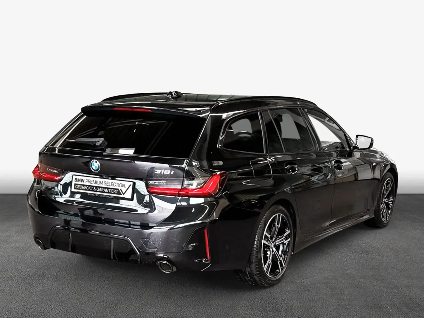 BMW 318 i Touring Aut. *SHZ*Sportpaket*Navi*LED* Fekete - 2