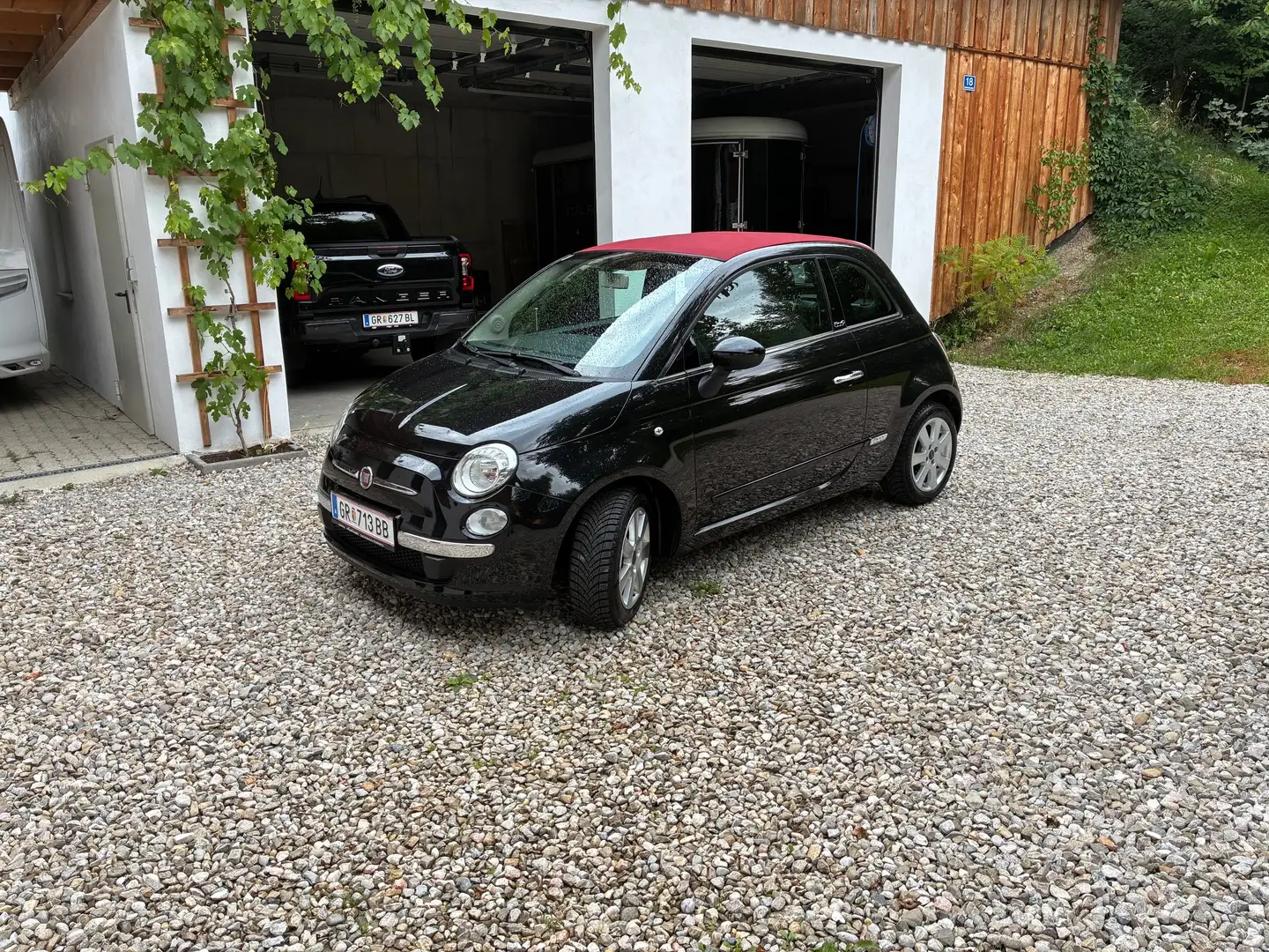 Fiat 500 Schwarz - 1