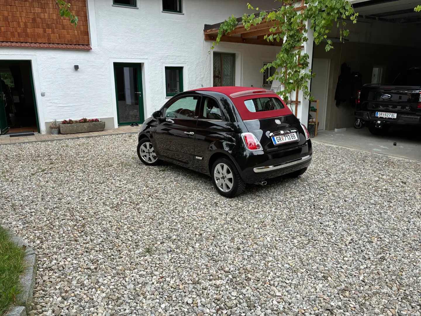 Fiat 500 Schwarz - 2