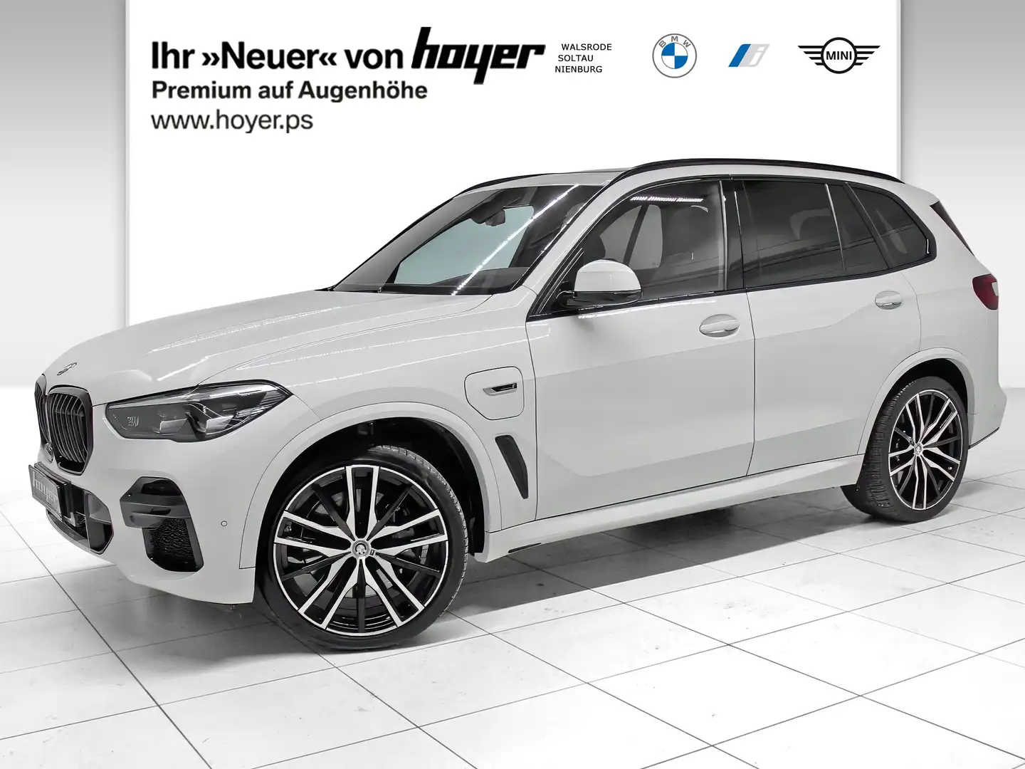 BMW X5 xDrive45e M Sportpaket HUD Pano Head-Up HiFi Weiß - 1