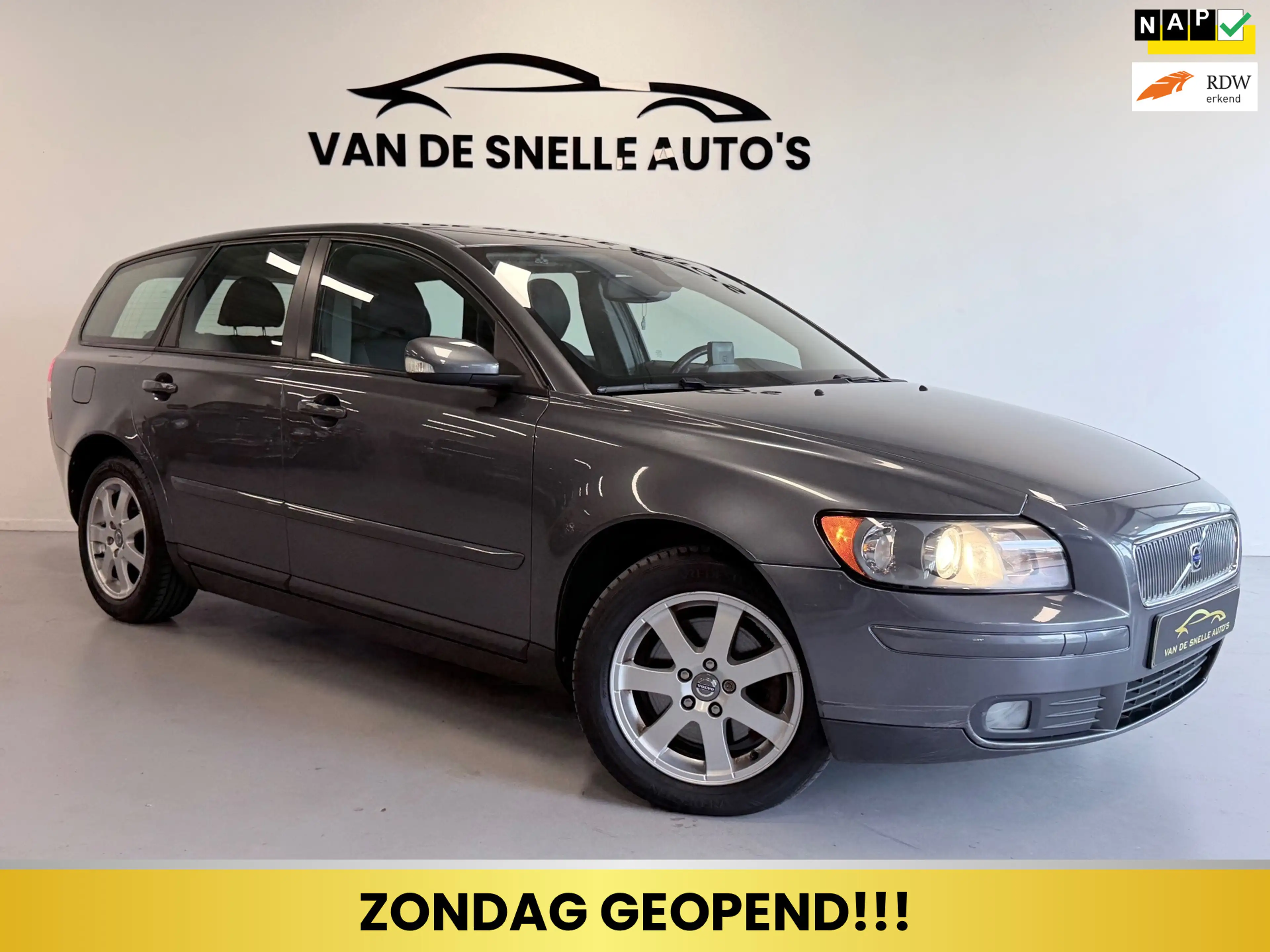 Volvo V50 2.4 Edition II AUTOMAAT/NAP/CLIMA/CRUISE/NAVI/TREK