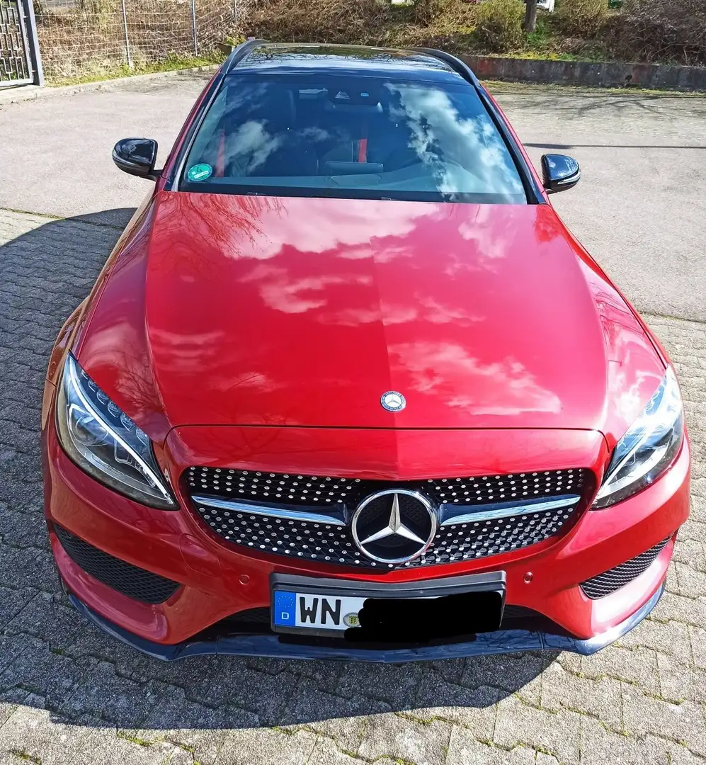 Mercedes-Benz C 450 C 450 AMG 4Matic T 7G-TRONIC, 367PS Standhzg, Pano Rood - 1