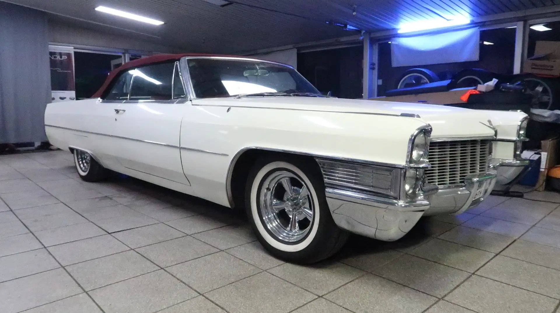 Cadillac Deville Convertible Weiß - 1