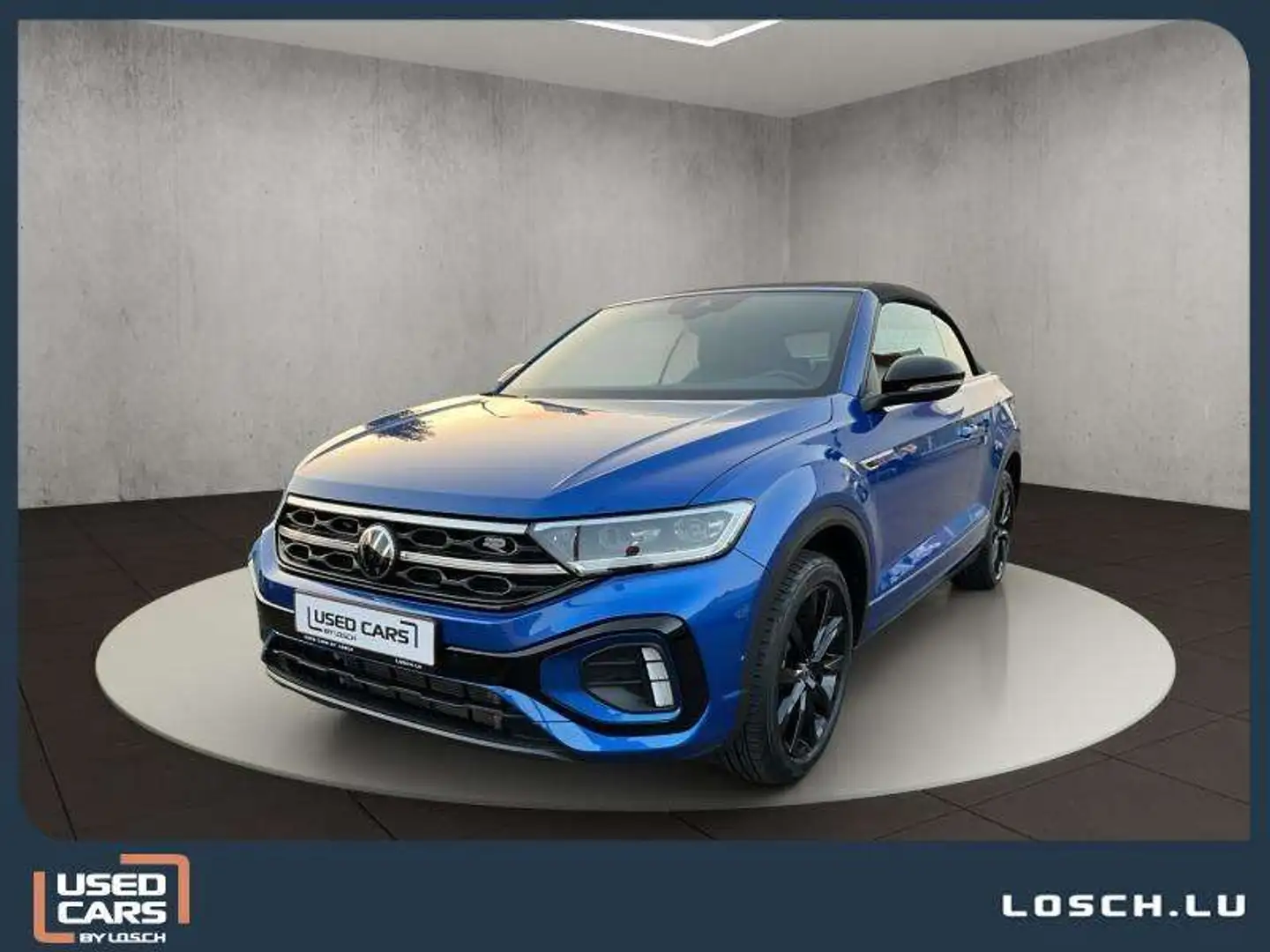 Volkswagen T-Roc R-Line+CABRIO+DSG+LED+AHK Bleu - 1