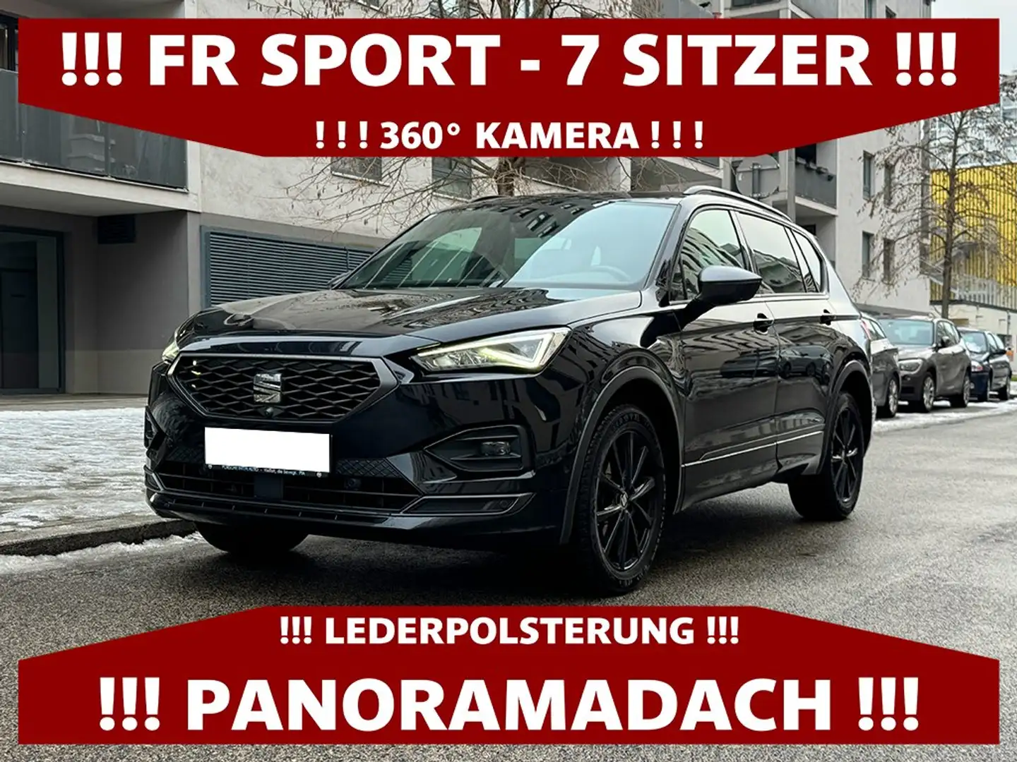SEAT Tarraco FR SPORT 2,0 TDI | AUTOMATIK | ALLRAD | 7-SITZER Schwarz - 1