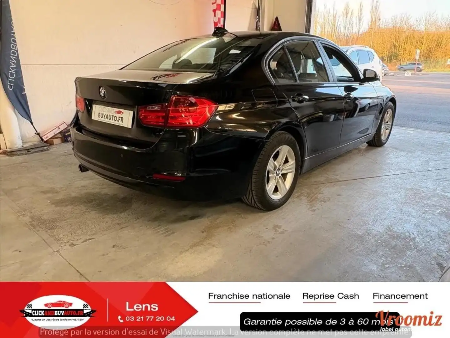 BMW 318 318d 143CHV // CAMERA DE RECUL / BLUETOOTH / GPS / REGULATEUR DE VITESSE Schwarz - 2