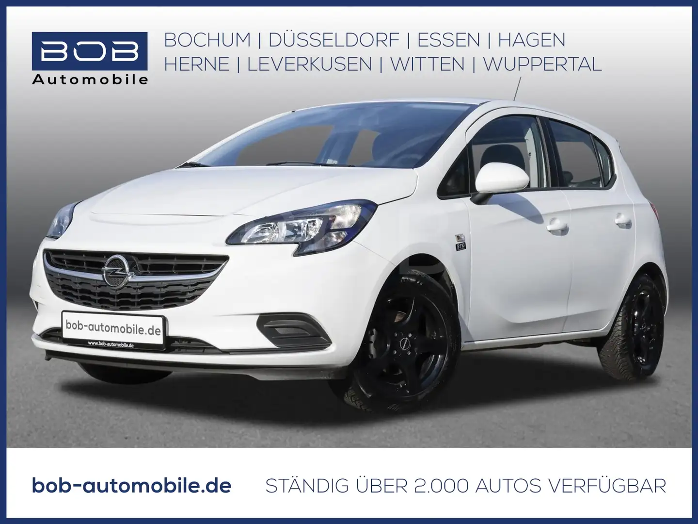Opel Corsa E 1.2 Selection KLIMA ZV ALLWETTER LM Blanc - 1
