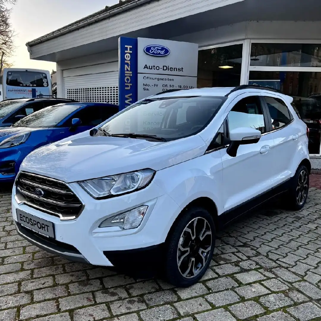 Ford EcoSport Titanium Weiß - 1
