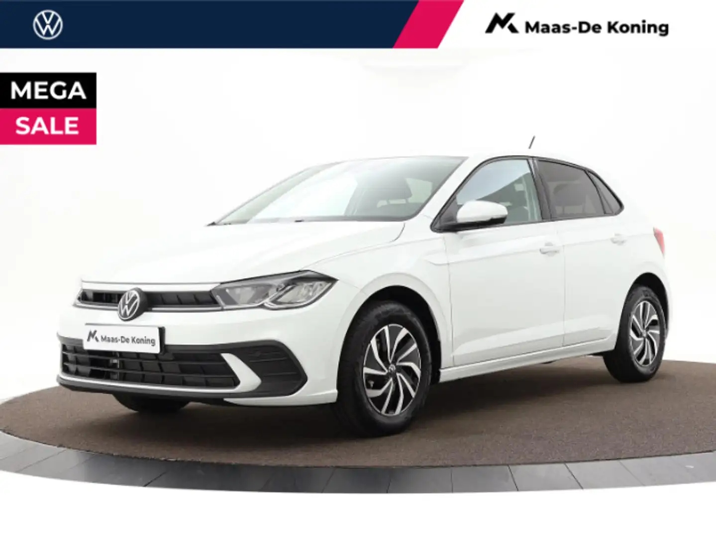 Volkswagen Polo Life Edition 1.0 TSI 95 pk 7 versn. DSG Private le Wit - 1