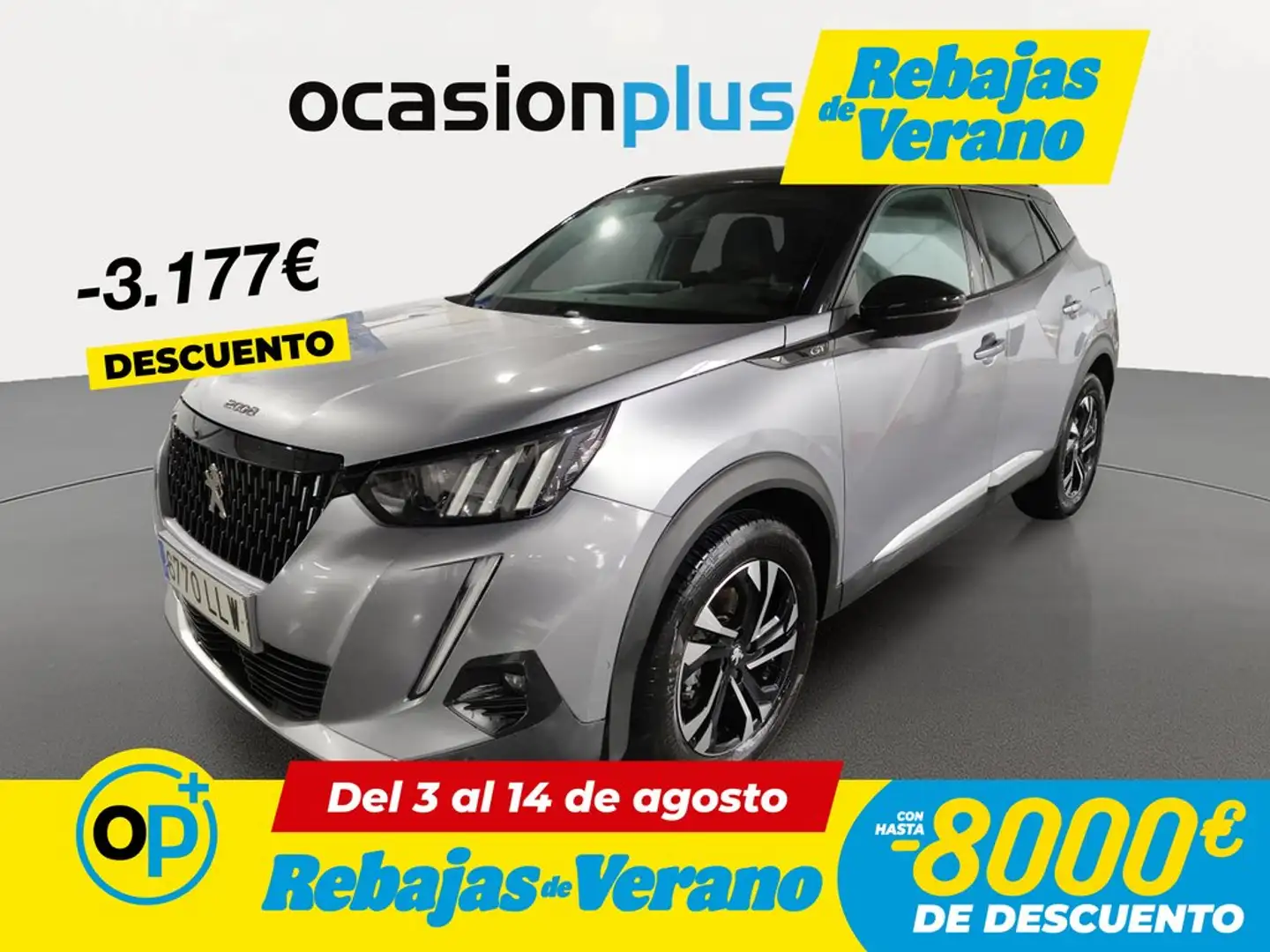 Peugeot 2008 1.5BlueHDi S&S GT EAT8 130 Gris - 1