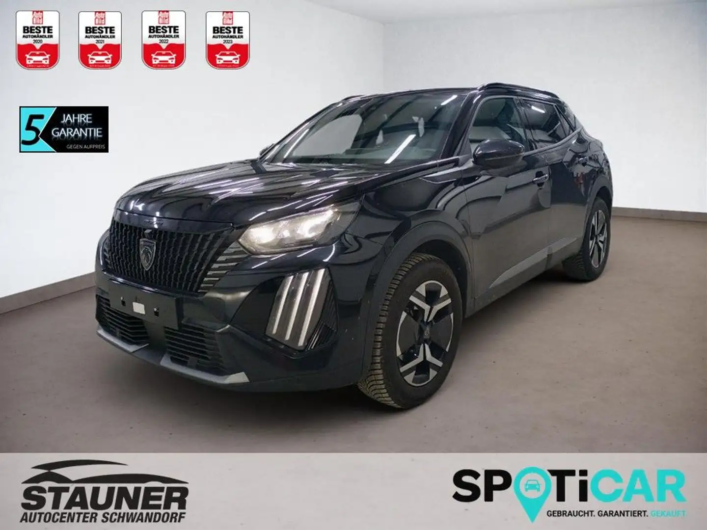 Peugeot 2008 Hybrid 145 Allure *SHZ*360°KAMERA*AHK* Schwarz - 1