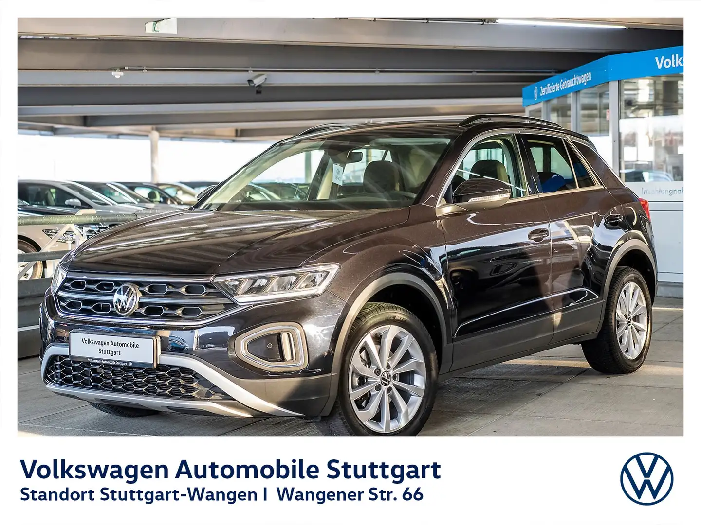 Volkswagen T-Roc Life 1.0 TSI Navi LED PDC SHZ Schwarz - 1