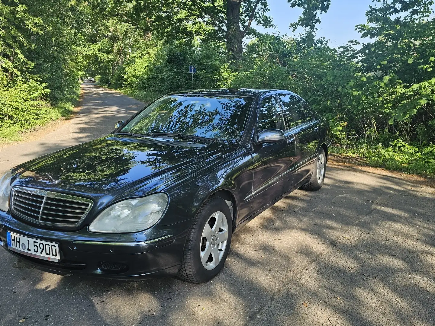 Mercedes-Benz S 320 Lang fast Vollausgestattet Ganzjahresreife IIIHand Чорний - 1
