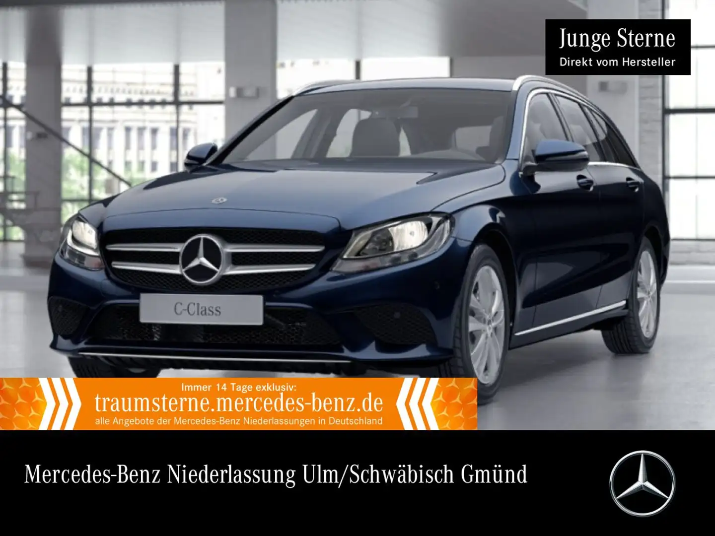 Mercedes-Benz C 220 d T AVANTG+KAMERA+SPUR+TOTW+KEYLESS+9G Bleu - 1