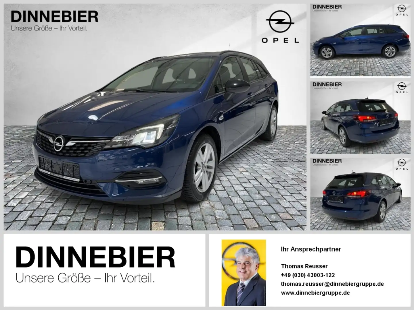 Opel Astra Sports Tourer. Edition KlimaA Navi LED LM Blu/Azzurro - 1
