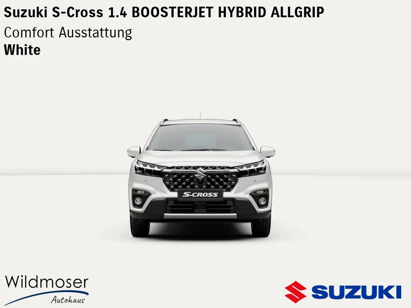 Suzuki SX4 S-Cross ❤️ 1.4 BOOSTERJET HYBRID ALLGRIP ⏱ 2 Monate Liefer Weiß - 2