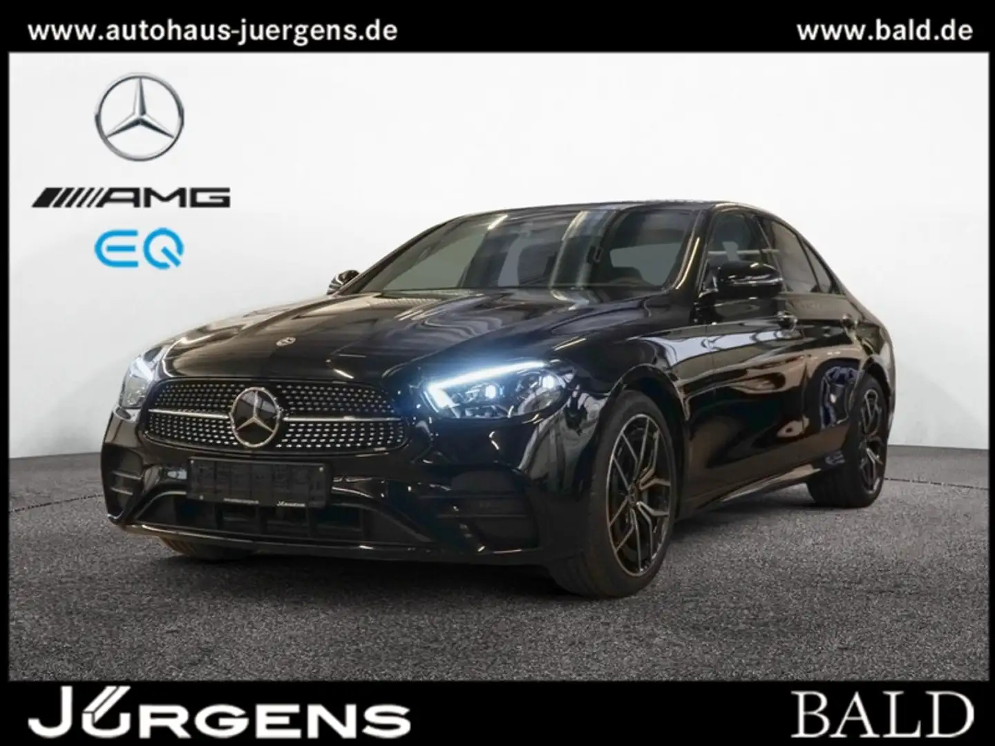 Mercedes-Benz E 220 d AMG-Sport/ILS/Pano/Cam/Night/Distr/19' Noir - 1