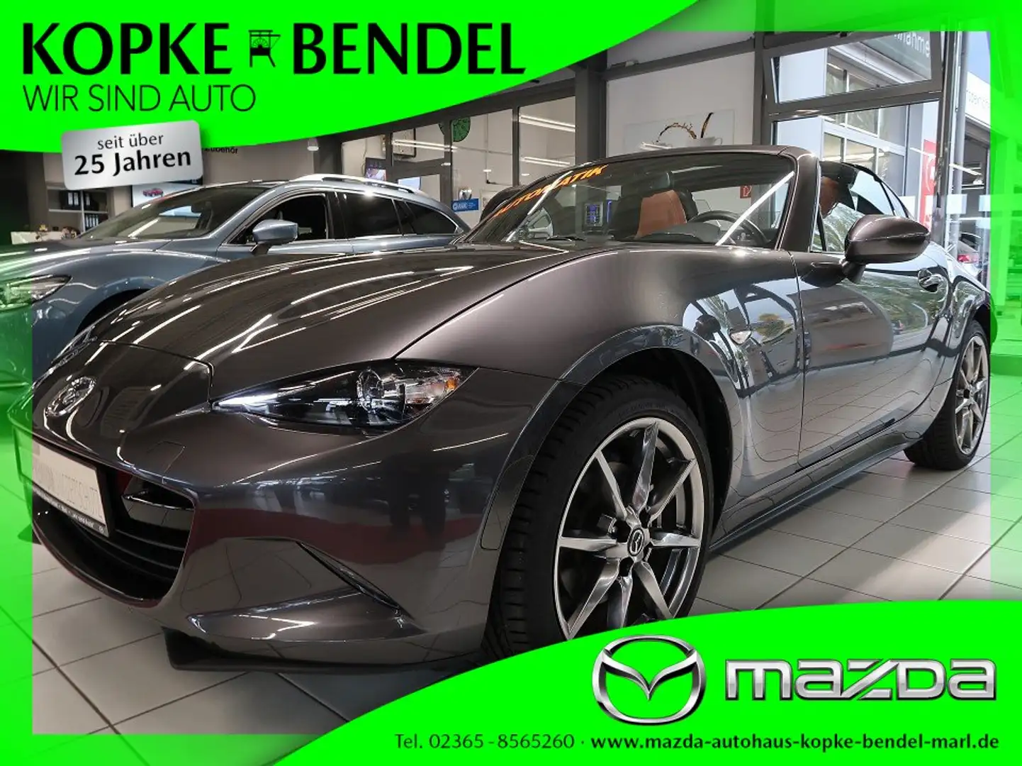 Mazda MX-5 *Sondermodell Kazari aus Damenhand*Vollausstattung Grau - 1