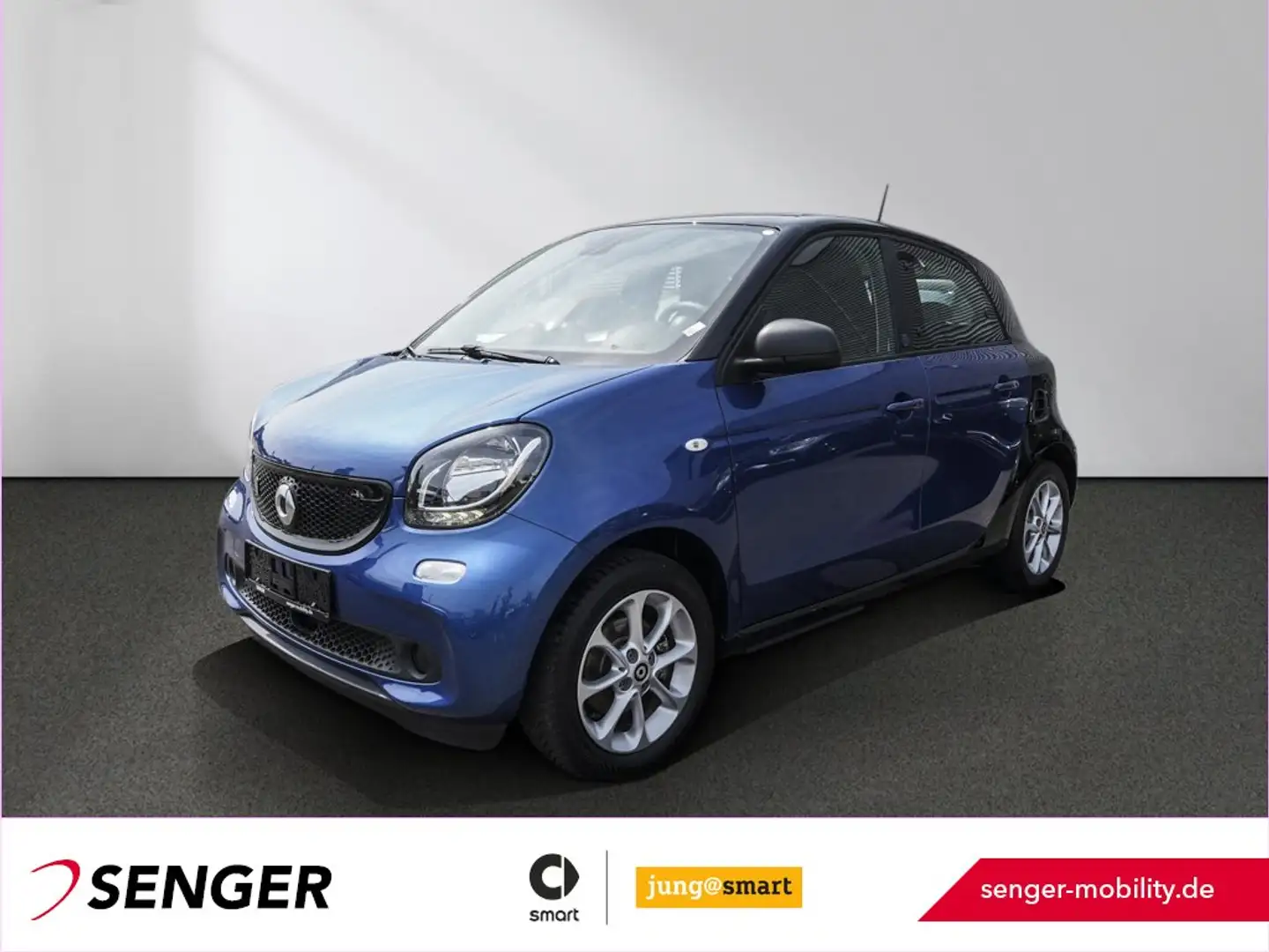 smart forFour forfour Cool & Media-Paket Kamera Sitzheizung Blauw - 1