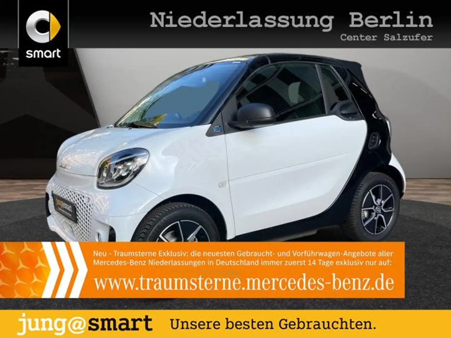 smart forTwo EQ 60kWed passion SHZ PDC+Kamera Ambiente Wit - 1