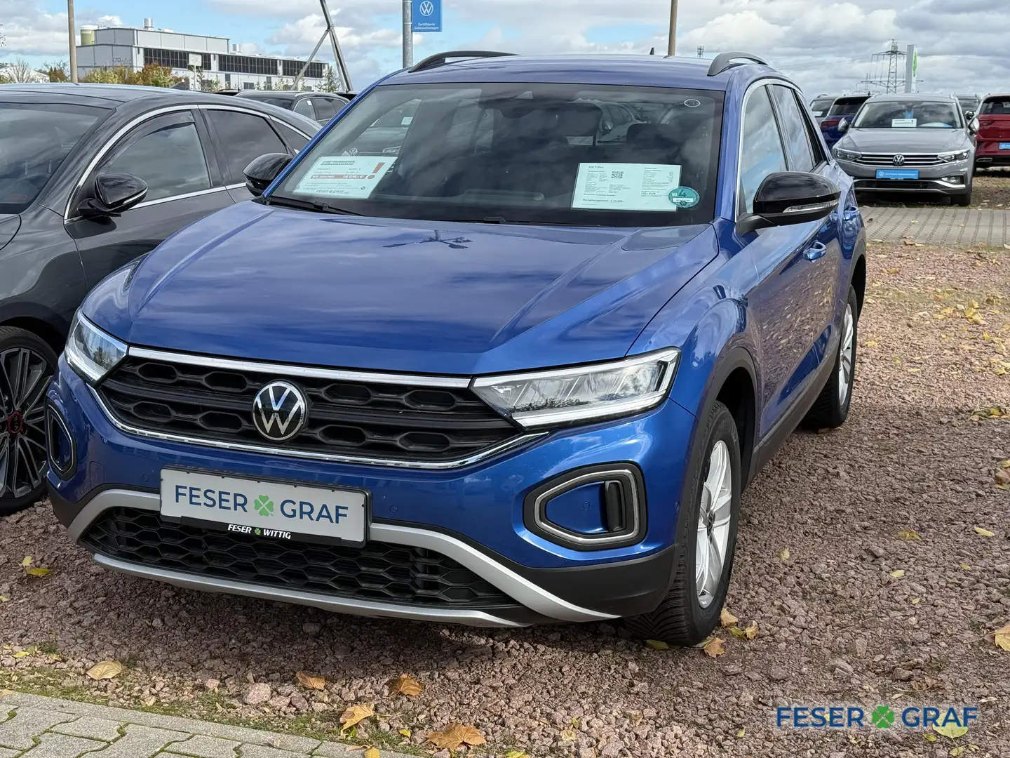 Volkswagen T-Roc Blau - 2
