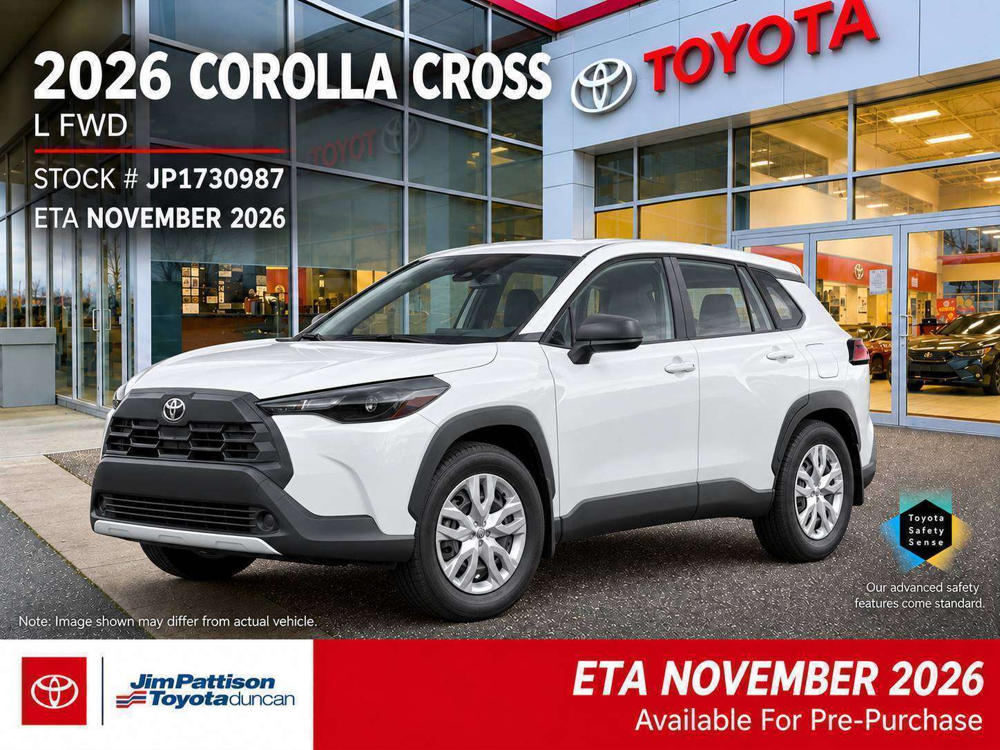 White 2026 Toyota Corolla Cross SUV / Crossover Front-Wheel Drive Automatic