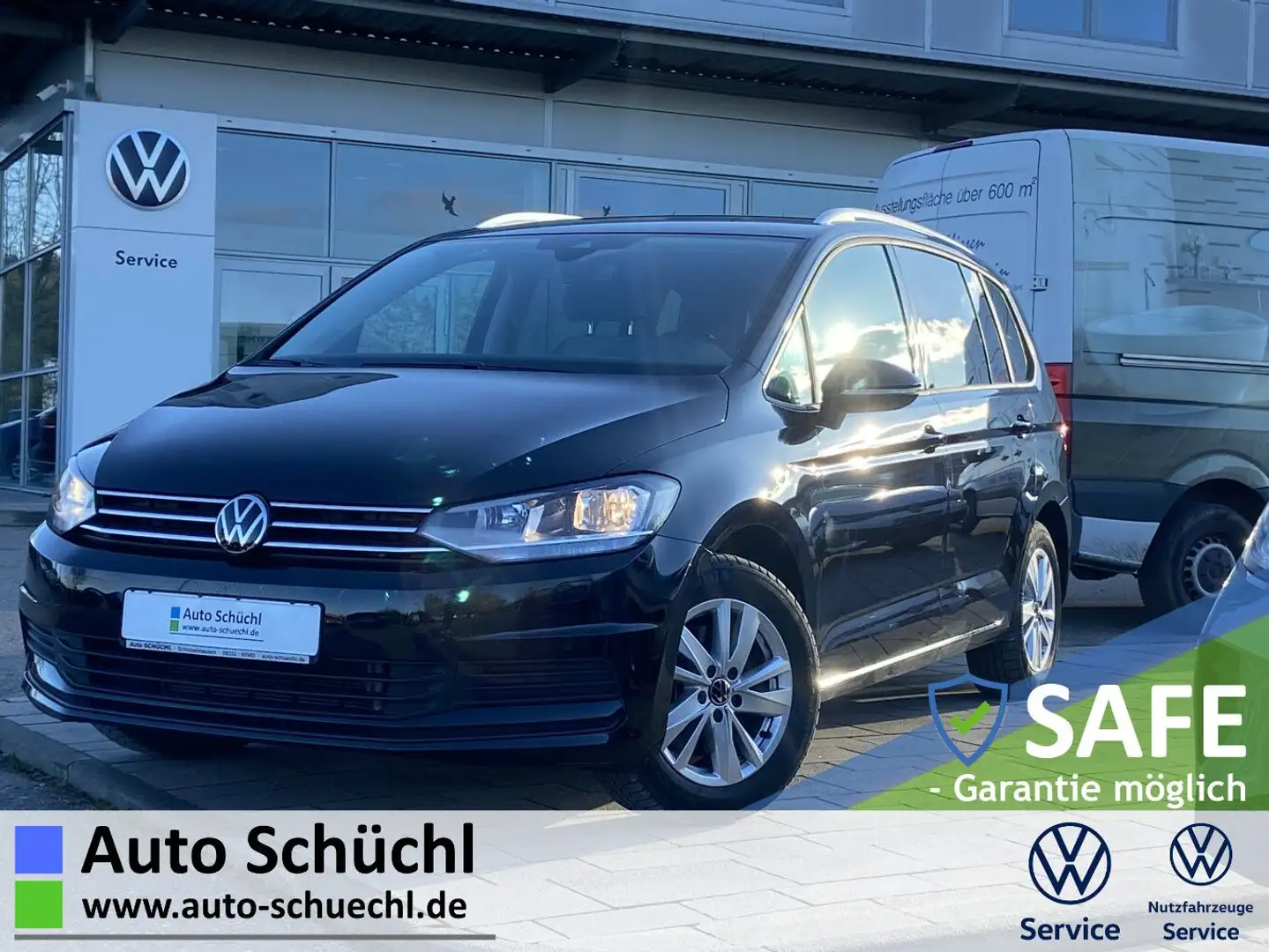 Volkswagen Touran 1.5 TSI DSG COMFORTLINE 7-SITZER NAVI+AHK Schwarz - 1
