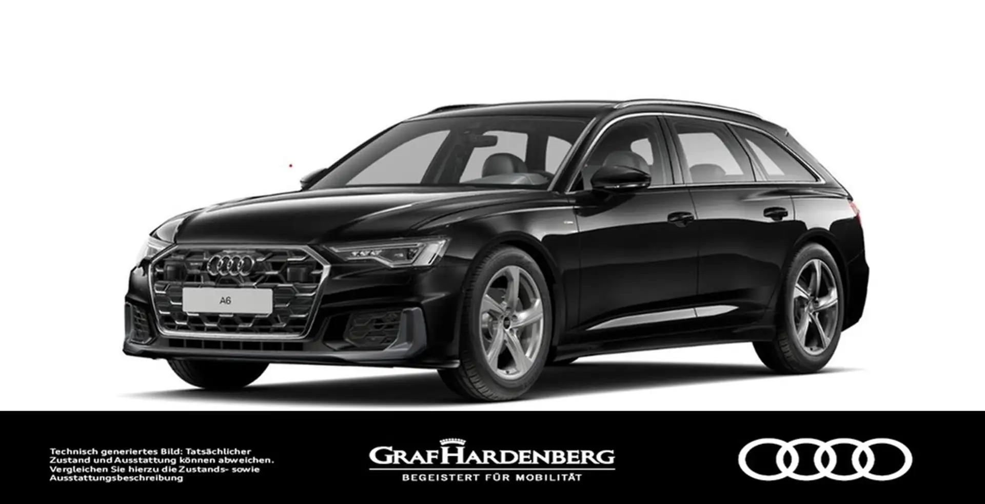 Audi A6 Avant 40 TDI quattro S line Matrix Navi ACC Schwarz - 2