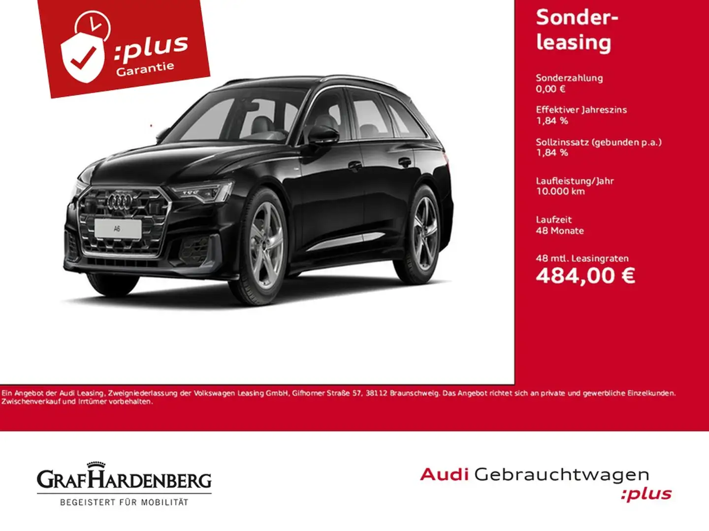 Audi A6 Avant 40 TDI quattro S line Matrix Navi ACC Schwarz - 1