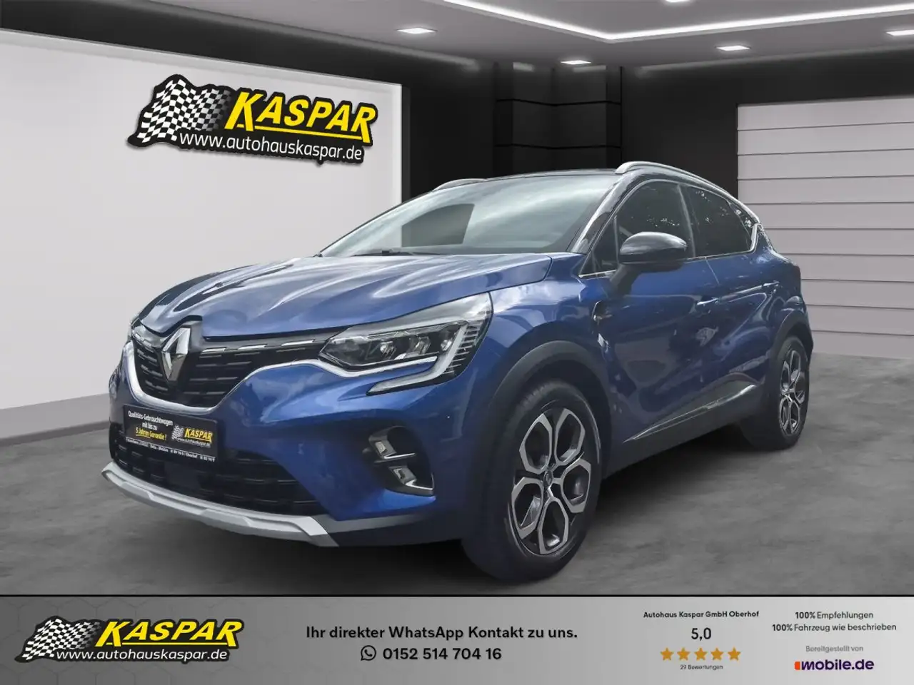 Renault Captur Plug-in Hybrid 160 Intens, LHZ/Navi/Kamera