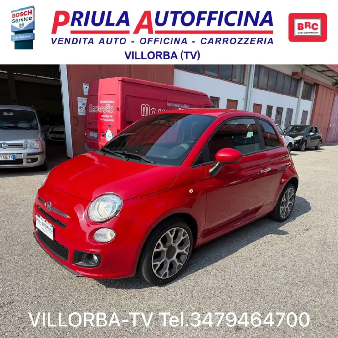 Fiat 500 1.2 'S' Rot - 1